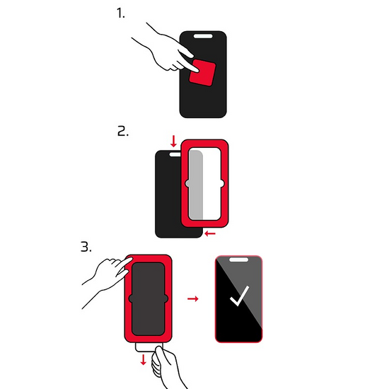Nowe Szkło Prywatyzujące Ekranowy Samuraj do Apple iPhone 13/14 z ramką Easy Fit | 2-Pack